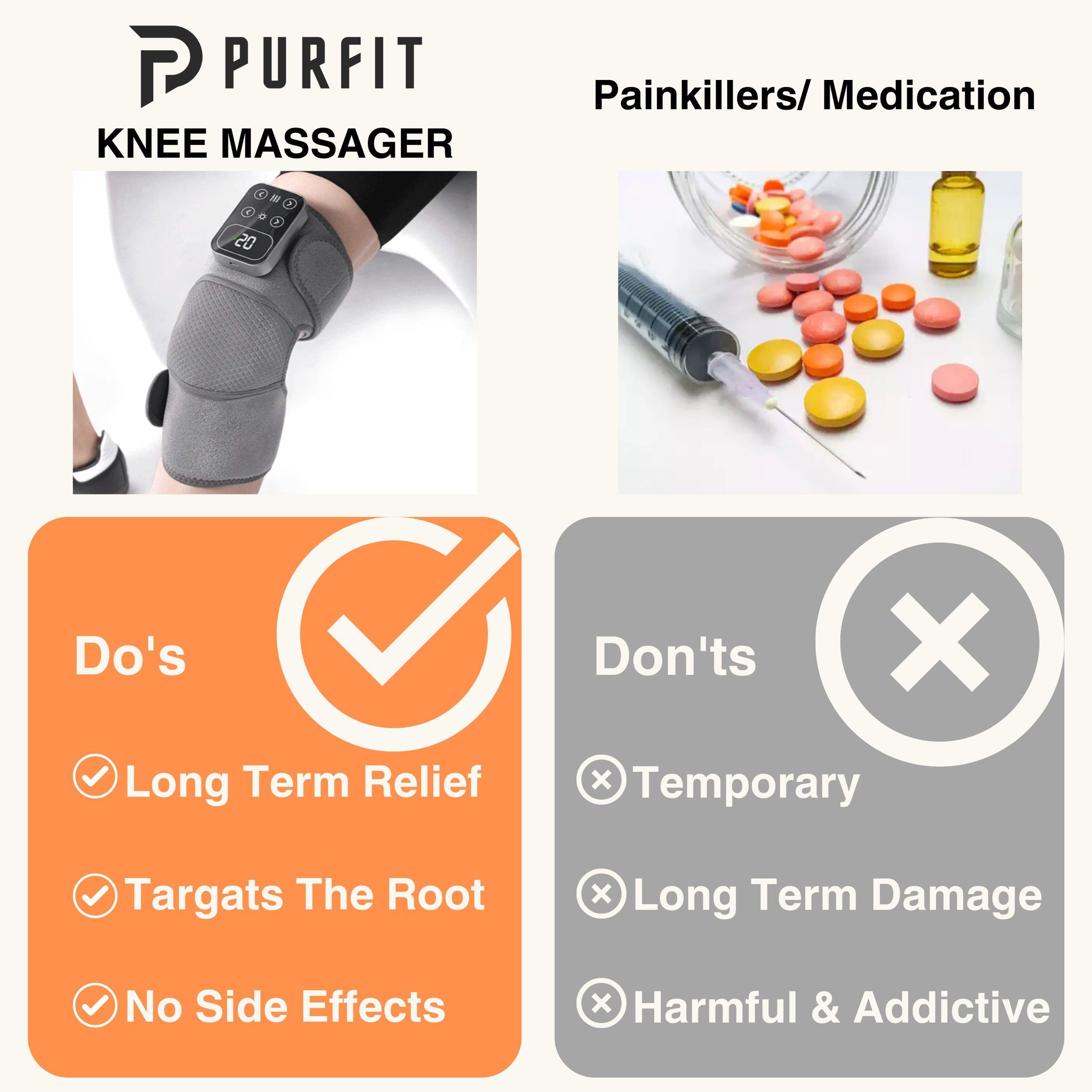 Purfit Knee & Shoulder Massager V2